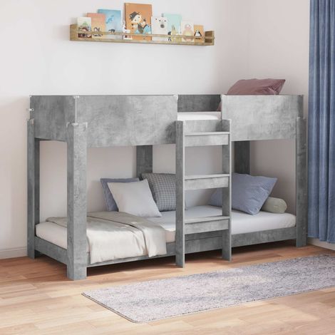 Cama Litera para Niños Gris Concreto 75 x 190 cm (1/5)