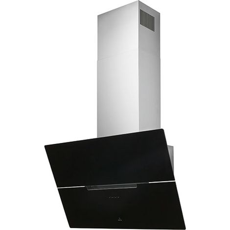 Roblin – Hotte décorative inclinée 80cm 590m3/h noir – Double aspiration – Moteur EVO silencieux – Classe A+ – 6989541 (1/9)