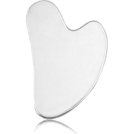 Gua-Sha-Platte aus Edelstahl 304 für Körper und Gesicht – Herzform – Massage- und Entspannungsgerät (1/5)