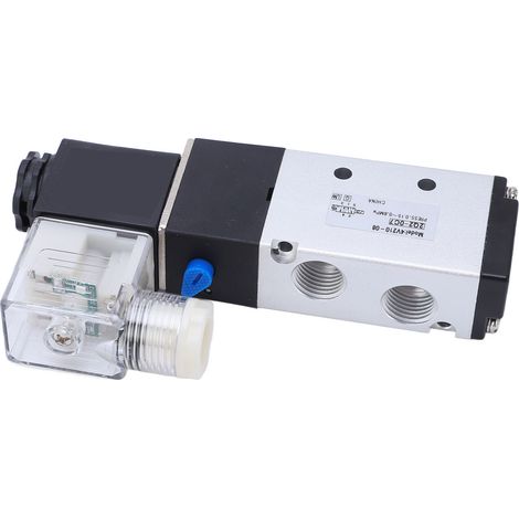 Électrovanne pneumatique 2 positions 5 voies pour équipements de machines, 12 V CC