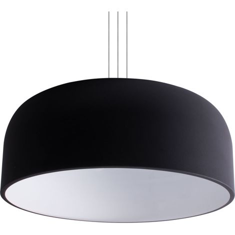 Suspension baron round large e27 diameter 52cm black color opaco 309800432 (1/5)