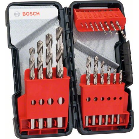 Metallbohrer-Set Toughbox HSS-Co DIN 338 18tlg. Arbeits-L.12-87mm D.1-10mm BOSCH (1/10)