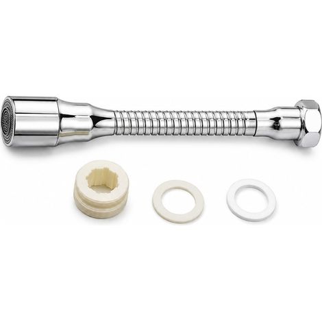 Rallonge Robinet Cuisine 2 Modes 360°, Flexible Robinet, Embout Robinet Cuisine Flexible Inox 304, Embout Robinet Adaptés Aux Salles De Bains Et Aux Cuisines, Protection Contre Les Éclaboussures (1/5)