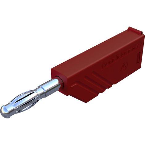 Hirschmann Test & Measurement LAS N WS Lamellenstecker Stecker, gerade Stift-Ø: 4 mm Rot 1 St.