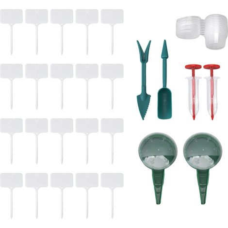 GARRYFIZH Dispensateur de Semis Manuel Plastique – 5 Fichiers – Portable Ergonomique pour Légumes Fleurs