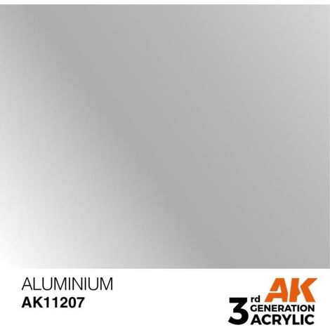 Peinture - Aluminium - 17ml - Couleur Aluminium - Haute qualité (1/2)