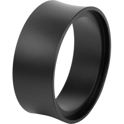 Universeller Messring aus Aluminiumlegierung für Kaffeepulver, passend für 58-mm-Griffe, schwarz (1/5)