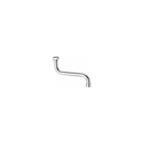 Canna per lavello Universale a S con rompigetto in ottone Ø 18 x 30 cm sassi 506