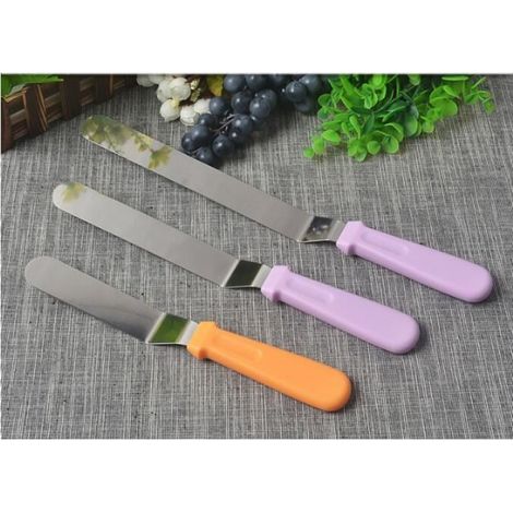 Spatule - Acier Inoxydable - Pour Glacage Et Décoration De Gâteaux - 15 Cm - 1 Pièce