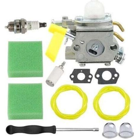 Ryobi 308054043 carburetor for RY28000, RY28020, CS26, RY28040, SS26, RY09053, RY28021, RY28025, RY09056, RY09055, UT33600A, UT33600 and UT33650 brushcutters (26cc, 30cc, 25cc). (1/4)