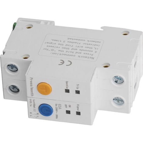 Minuteur Interrupteur Temporisé 2P 230V AC, Contrôleur de Commande à Distance pour Électroménager, Horloge Programmable (1/5)