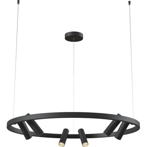 Lampada pendente Modern in Metallo e Acrilico Satellite Nero (1/3)
