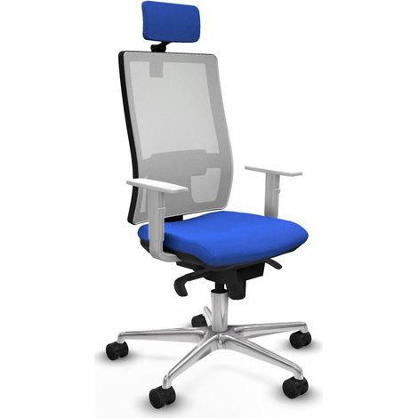 Piqueras y Crespo Horna Silla de oficina blanca cómoda (1/3)