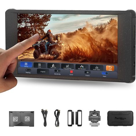 PT6 Moniteur Caméra 5,2" Écran Tactile 600 Nits, Vertical Stretch, Sortie 3D LUT, Large Gamme de Couleurs, Focus Peaking, Forme d’Onde RGB, Compatible DSLR (1/5)