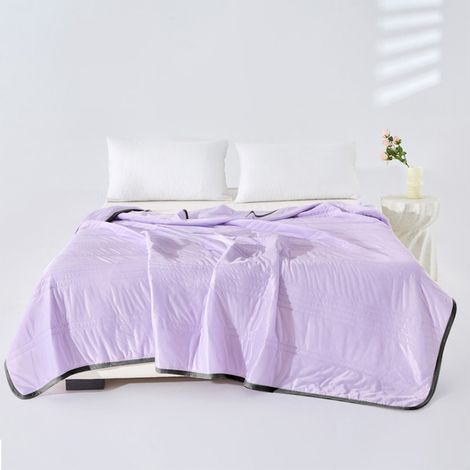 Couette D'Été - 150 x 100 cm - En Polyester - Lavable En Machine - Pour Chambre À Coucher Ou Chambre D'Hôtes - 1 Pièce (1/5)