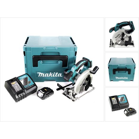 Makita DSS 611 RY1J Akku Handkreissäge 18V 165 mm im Makpac + 1x 1,5Ah Akku + Ladegerät