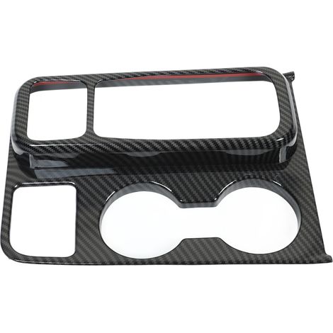 Mittelkonsolen-Schaltkulisse, Zierleiste in Carbonfaser-Optik, Getränkehalterabdeckung, Ersatzteil für Ford Maverick Pickup (Linkslenker) (1/5)