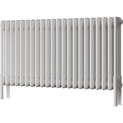 Alpha - White Column Radiator H500mm x W999mm 3 Column - Feet Included (1/3)