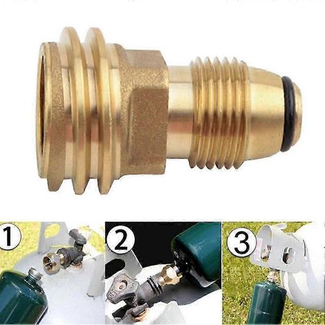 Adaptateur à baïonnette pour le remplissage et le transfert de gaz propane sur réservoir de GPL (1/5)