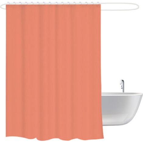 Doublure De Douche En PEVA - 180 X 71 Pouce - Résistante À La Moisissure - Avec 12 Anneaux Métalliques - 1 Pièce (1/5)