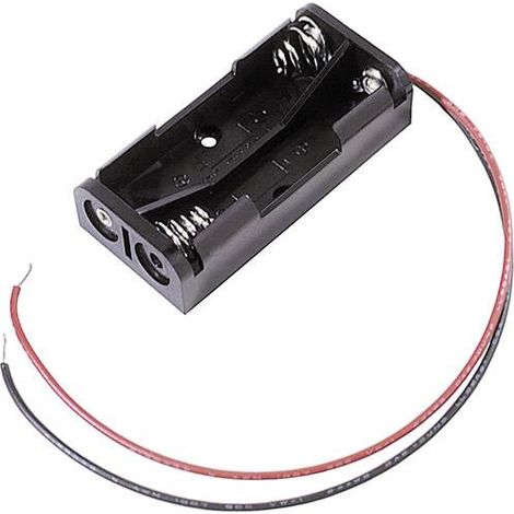 MPD BH2AAAW Support de pile 2x LR3 (AAA) raccordement par fils (L x l x H) 51 x 25 x 13 mm (1/2)