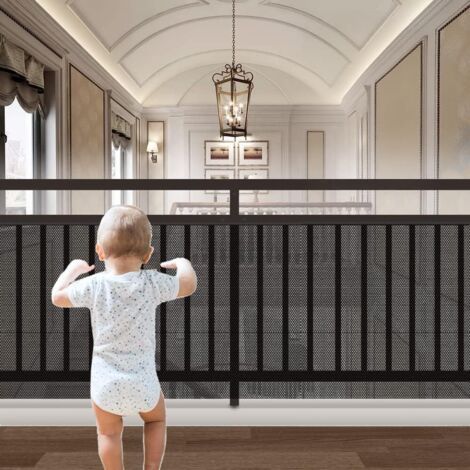 Filet De Sécurité pour Bébé avec,Filet Escalier Sécurité,Filet De Protection,Filet De Sécurité pour Balcon Et Escalier,Filet De Protection Enfant,Protection Balcon,Le Kit Comprend 15 Colliers (1/5)