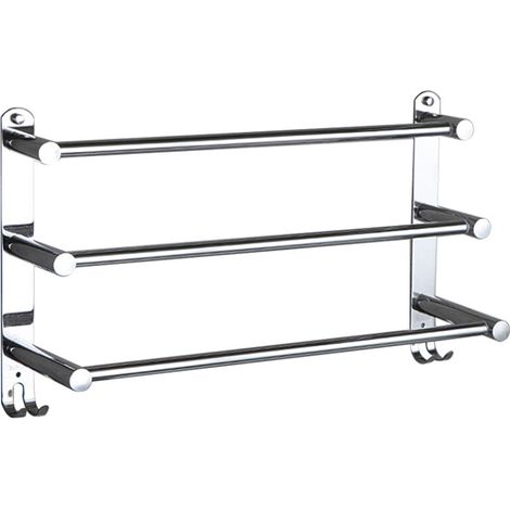 Toallero extensible de acero inoxidable, soporte-40 (1/5)