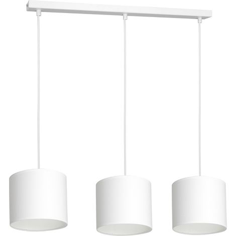 Lampada sospensione Arden Luminex bianca 3xE27 15W