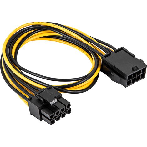 Cavo adattatore PCI-E 8 pin / PCI-E 6+2 pin Akyga (1/3)