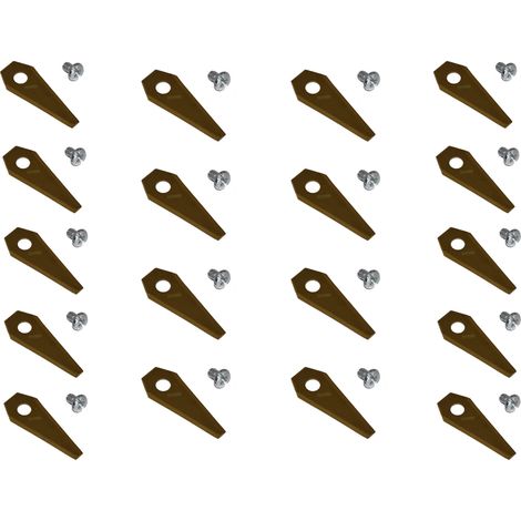 18 X 4,9 CM lame en titane pour robots tondeuse BOSCH Indego 350 400 800 1000 1100 1200