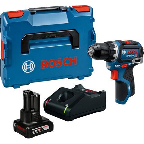 Trapano avvitatore a batteria Bosch GSR 12V-32 Professional 12 V 32 Nm brushless + 1 batteria da 6,0 Ah + caricabatterie + L-boxx (1/5)