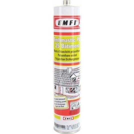 PU25 EMFI Polyurethan-Dichtstoff - Braun - 300 ml Kartusche - 74064CE121
