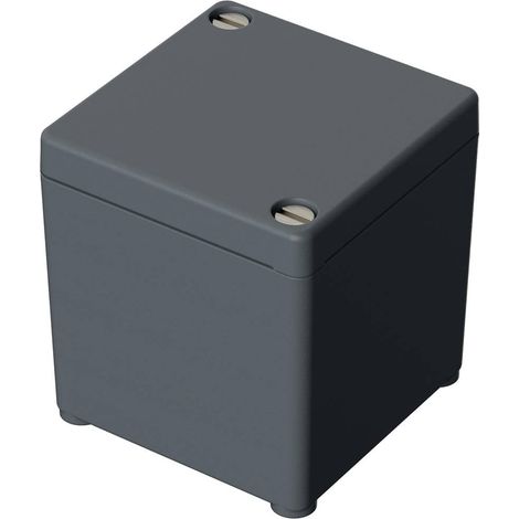 Boîtier industriel Bopla 4323000 polyester renforcé de fibres de verre petit gris (satiné) 55 x 55 x (1/3)