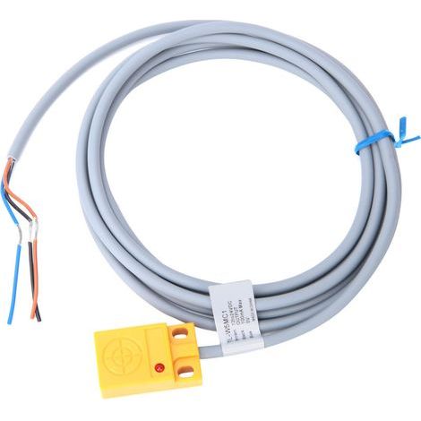 OPPWONG Interrupteur de proximité, Capteurs de proximité Inductifs Interrupteur de Détection Hall Effet du Capteur D'effet Hall Interrupteur NPN Mm 3 Wire DC 12-24V Interrupteur pour la (1/5)