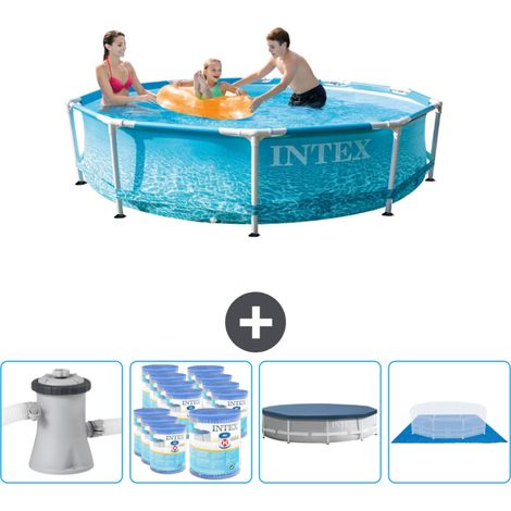 Frame Pool Rund - 305x76 cm - 5-teilig SCB88 (1/4)