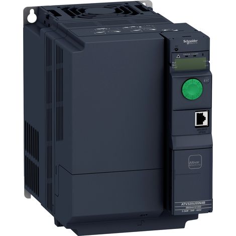 SCHNEIDER ATV320 Wechselrichter, 5,5 kW, 400 V, 3-phasig, fortschrittliche Steuerung. (1/4)