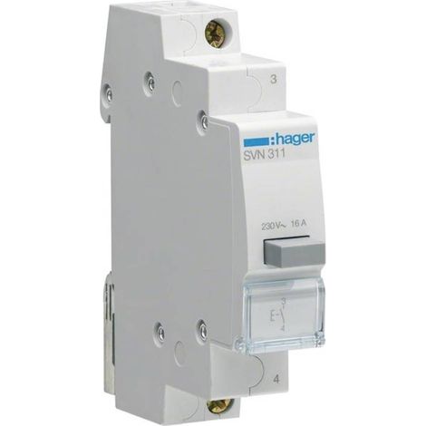 Pulsante 16 A 230 V Hager SVN311 (1/2)