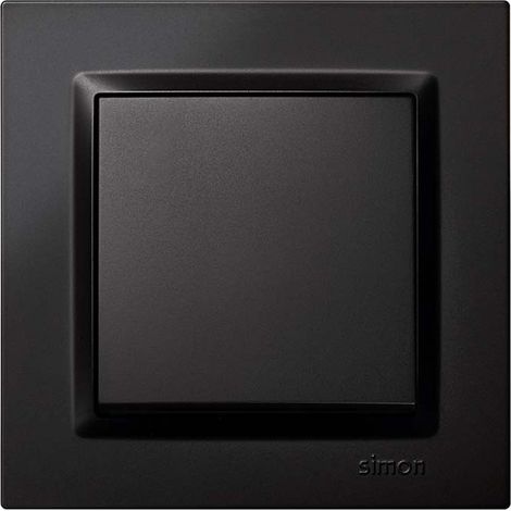 Pulsador simon s10 negro (1/3)