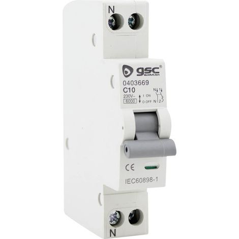 Interruptor automático estrecho DPN 1P+N 16A GSC 0403670