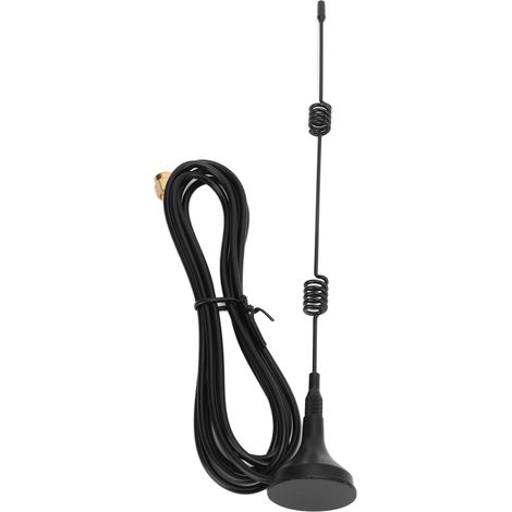 XP-2.4G-001 Antenne 2.4G à ventouse aimantée avec base magnétique, connecteur SMA, haut gain WiFi, double ressort, cuivre (1/5)