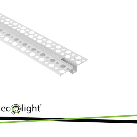 PROFILO INCASSO BIANCO GPW02 + PARALUME OPALINO 2M (1/3)