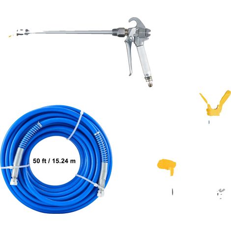 Kit tubo flessibile per verniciatura airless, tubo da 50 piedi, prestazioni 3600 PSI, 50 piedi (1/2)