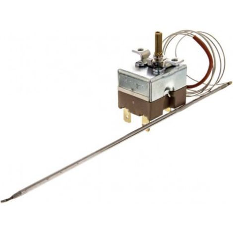 Termostato Regulable Universal Ty95 Rango 0-200ºC Capilar 1m 3 Contactos Para Horno, Freidora y Equipos de Calor