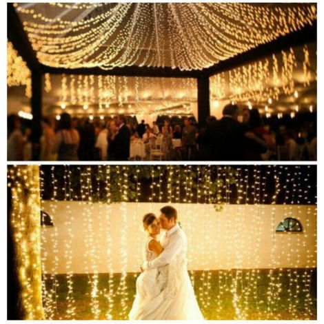 Luci decorative a LED da 100 m con 600 LED per carnevale all'aperto, matrimoni, giardini e illuminazione interna. (1/4)