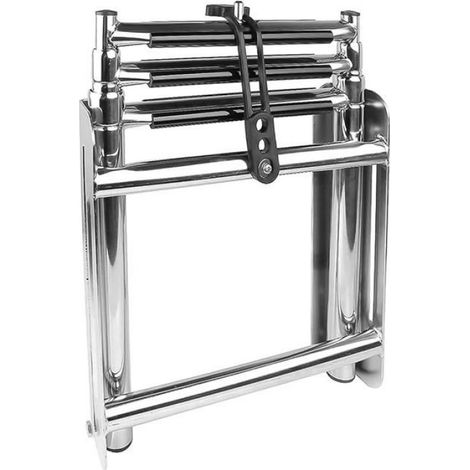 Echelle Telescopique Bateau - Caoutchouc Marine - 4 Trous Montage Réglables - Pour Yacht Jet-ski Embarcation - 2 Pièces (1/5)