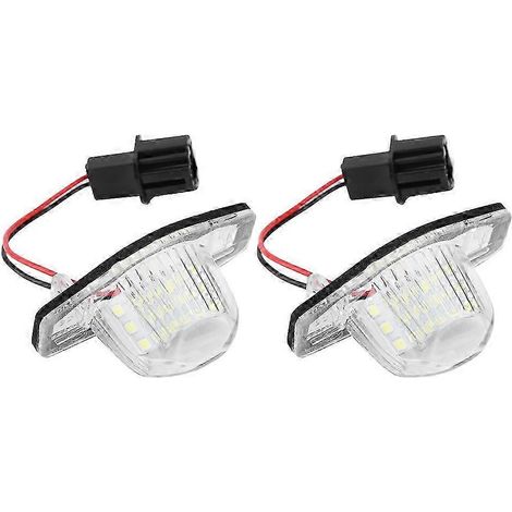 Lot de 2 lampes d'éclairage de plaque d'immatriculation gauche et droite à 18 LED pour Honda Fit Jazz 2002-2014 (1/5)