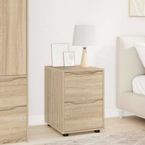 vidaXL Storage Cabinet 40 x 48 x 57 cm Engineered Wood Sonoma Oak