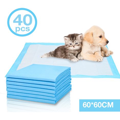 Wolketon Welpenunterlagen Hundetoilette Trainingsunterlage für Hunde Puppy Pads 40x 60x60cm