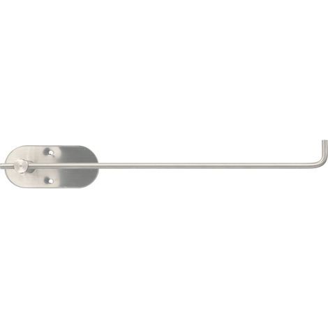 Wandmontierter Frischhaltefolienhalter aus Edelstahl, Küchenrollenhalter, Badezimmeraccessoire, gebürstete Oberfläche (429145-3). (1/5)