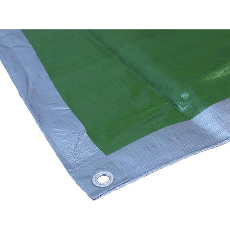 Faithfull Tarpaulin Green 5.4M x 3.6M (18ft x 12ft) Highly Durable FAITARP1812